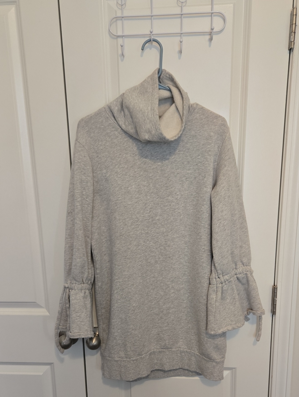 Express Mock Neck Turtleneck Sweatshirt Dress